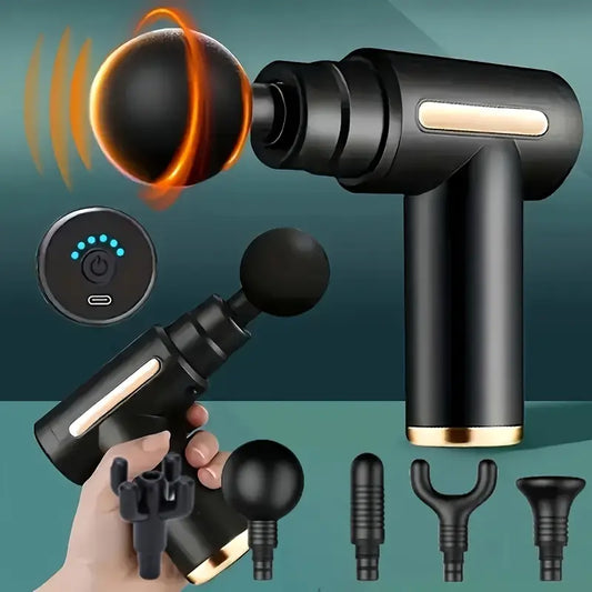 Fascia Electric Massage Gun – Deep Tissue Handheld Muscle Massager