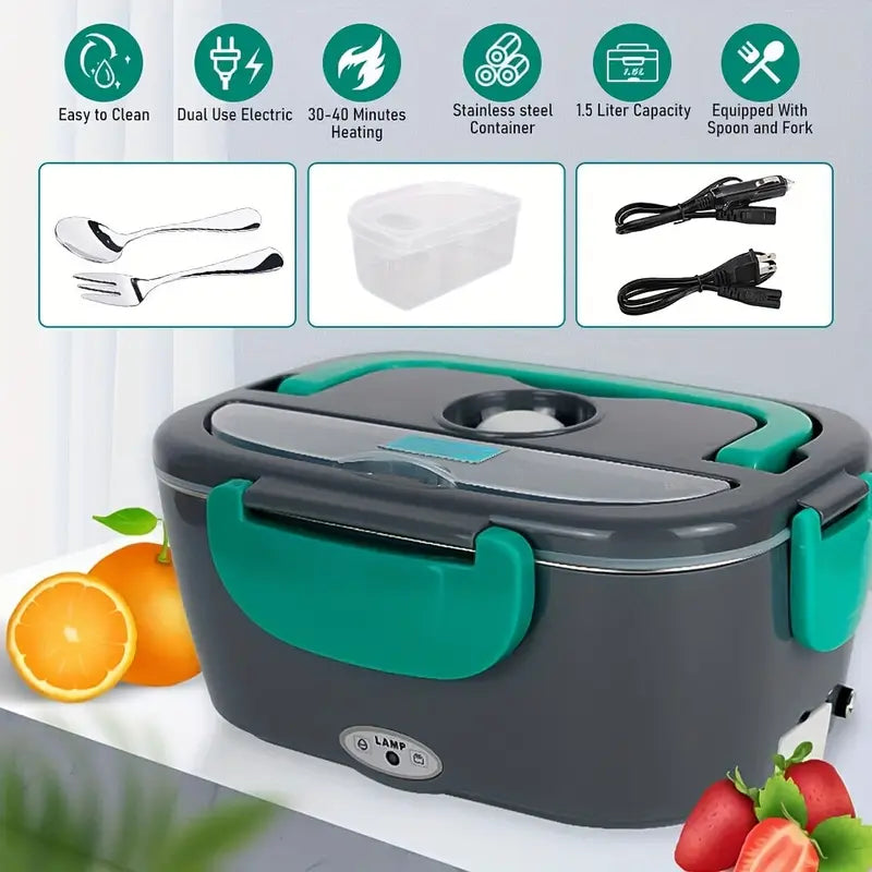 0.5L Electric Lunch Box & Food Warmer – Portable Heated Meal Container for Car & Home