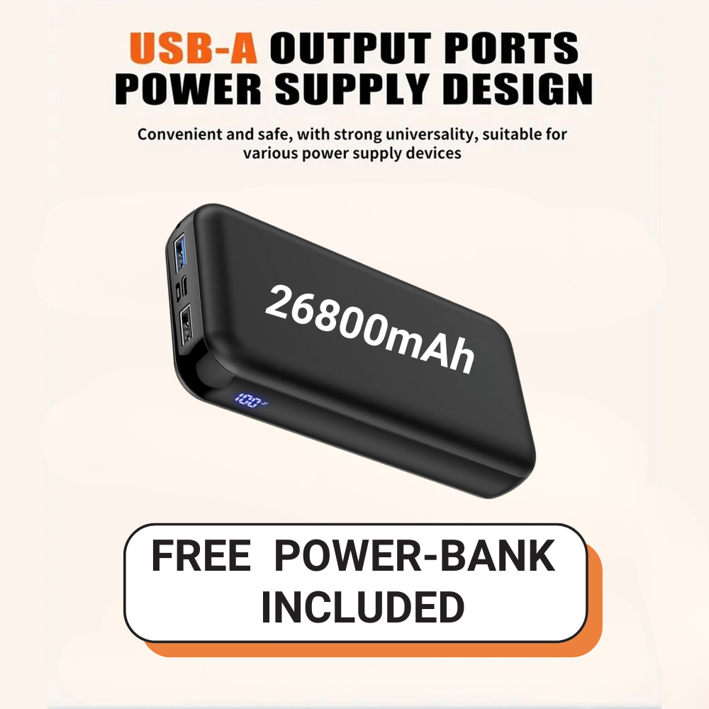 Unisex 9-Zone USB Heated Jacket – Winter Outdoor Thermal Coat with Detachable Hood