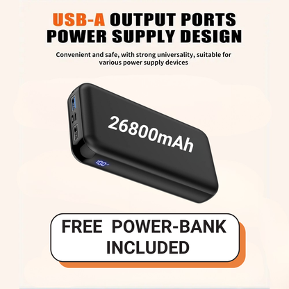 Unisex 9-Zone USB Heated Jacket – Winter Outdoor Thermal Coat with Detachable Hood