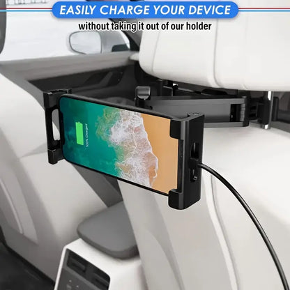 Car Tablet Holder, Phone holder for car, Compatible with Mobile Phone & Tablet,car mount Smartphone Durable Grip Installation Stand Plastic Adjustable
