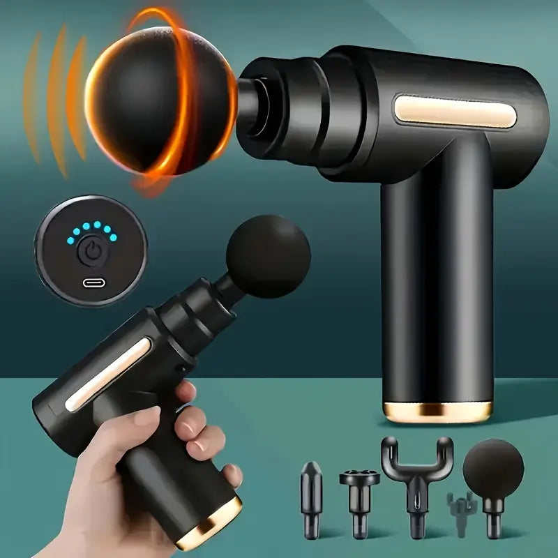 Fascia Electric Massage Gun – Deep Tissue Handheld Muscle Massager