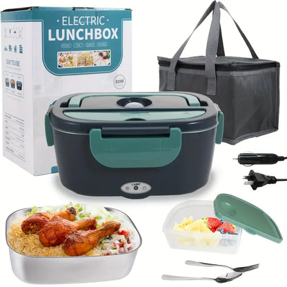 0.5L Electric Lunch Box & Food Warmer – Portable Heated Meal Container for Car & Home