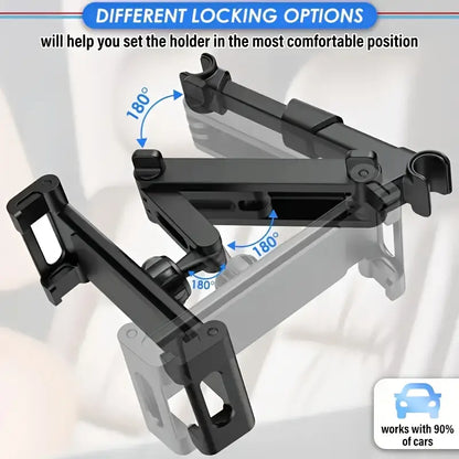 Car Tablet Holder, Phone holder for car, Compatible with Mobile Phone & Tablet,car mount Smartphone Durable Grip Installation Stand Plastic Adjustable